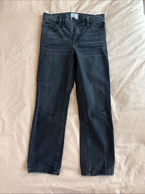 Frame Denim Women's Dark Black - Le Sylvie Slender Straight